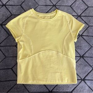 Free People We the Free Banana Yellow Protagonist Tee Size S